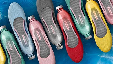 Giesswein Flats: How plastic bottles become chic ballet flats