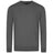 Cotton Pullover Round Neck Men / grey-017