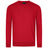 Cotton Pullover Round Neck Men / flame red-343