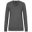 Cotton Pullover V-Neck Women / grey-017