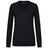 Cotton Pullover V-Neck Women / anthracite-029