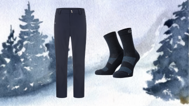 Warm through the winter: Thermal pants and trekking socks for cold days