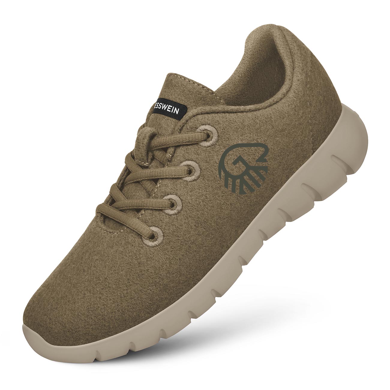 GIESSWEIN wool runner sneakers shoes green mens sz 45 us 12 Retro Runner Men main image 2