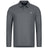 Polo Shirt Organic Cotton Longsleeve Men / grey-017