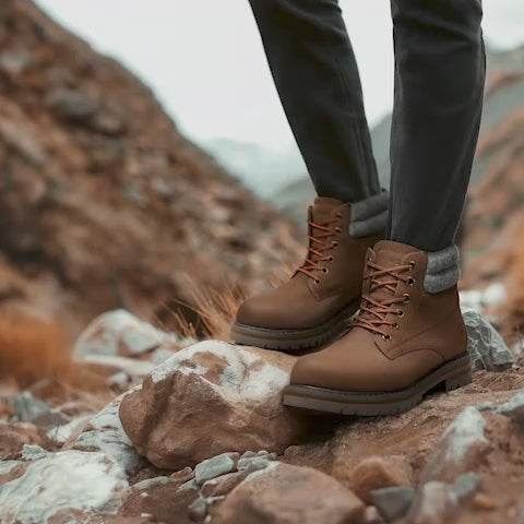 mens winter dress boots Crocodile Shoes Men's Genuine Crocodile Leather Comfort Boots Male British Chelsea Boots Business Boots top boot delivers the rugged edge you demandreinforced construction meets street LETCLOCOM Men's Leather Warm Fur