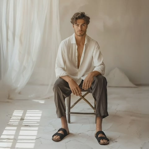 Merino Slides Men display picture 1