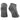 Merino Wool Sneaker Socks (3-pack) grey-017